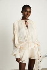 Anaëlle Pearl Ruffled Mini