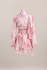 Apolline Blush Ruched Mini