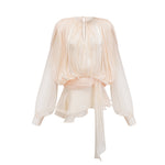 Anaëlle Pearl Ruffled Mini