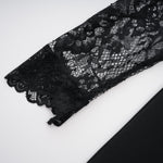 Valentina Black Lace Maxi Dress