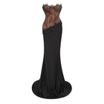 Alessandra Noir Corset Gown