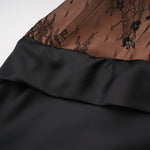 Alessandra Noir Corset Gown