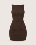 Dagny Espresso Bodycon Mini Dress