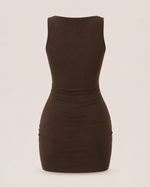 Dagny Espresso Bodycon Mini Dress