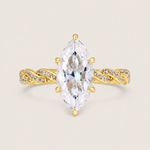 Marquise Moissanite Ring