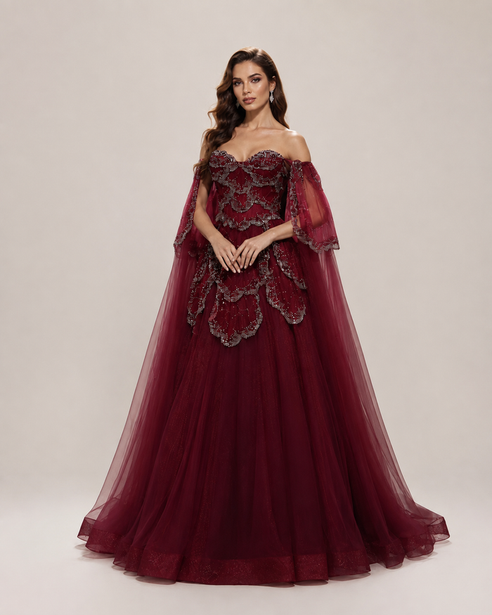 Geneviève Embellished Ball Gown