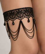 Lace Thigh Chain with Drops