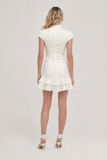 Lucienne Ivory Draped Mini