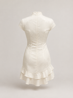Lucienne Ivory Draped Mini