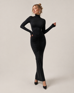Maëlys Sky High-Neck Gown