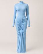 Maëlys Sky High-Neck Gown