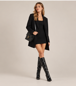 Patent Stiletto Knee-High Boots