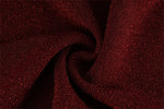 Frida Burgundy Open-Back Dress