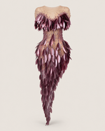 Sigrid Feather Embellished Gown