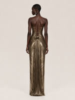 Valeria Bronze Sculpted Maxi