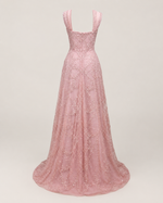 Ysée Blush Crystal Ball Gown