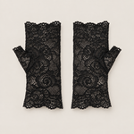 Floral Lace Fingerless Gloves