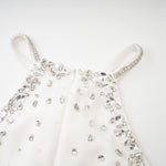Sabine Black Crystal A-Line Dress