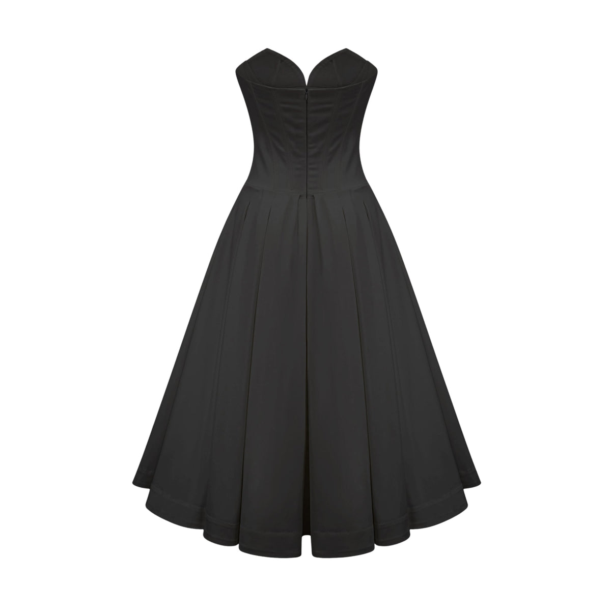 Siena - Noir Midi Dress