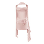 Adeline Blush Draped Mini