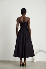 Siena - Noir Midi Dress