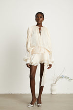 Anaëlle Pearl Ruffled Mini