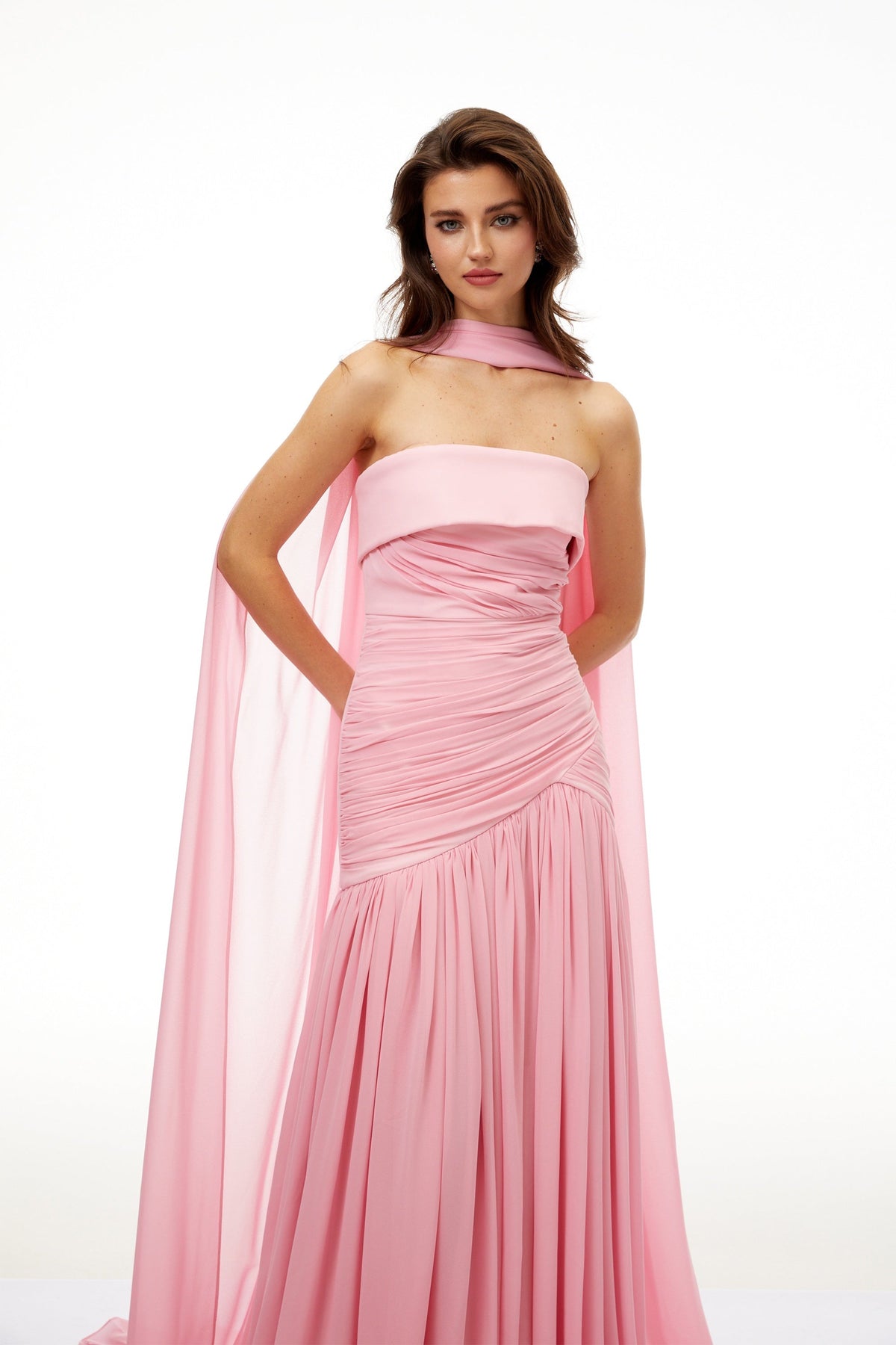 Alma Rose Pleated Maxi