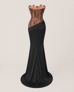 Alessandra Noir Corset Gown
