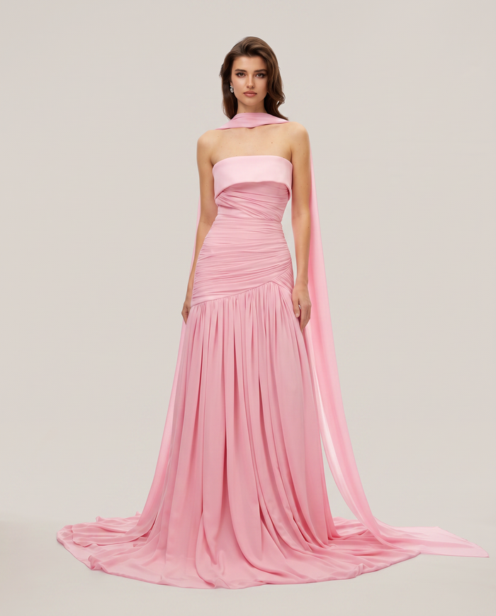 Alma Rose Pleated Maxi