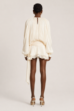 Anaëlle Pearl Ruffled Mini