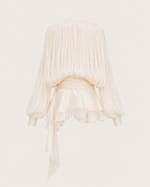 Anaëlle Pearl Ruffled Mini