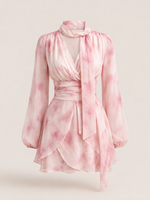 Apolline Blush Ruched Mini