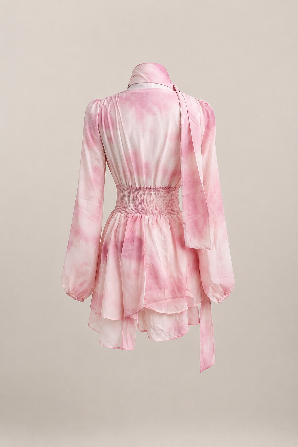 Apolline Blush Ruched Mini