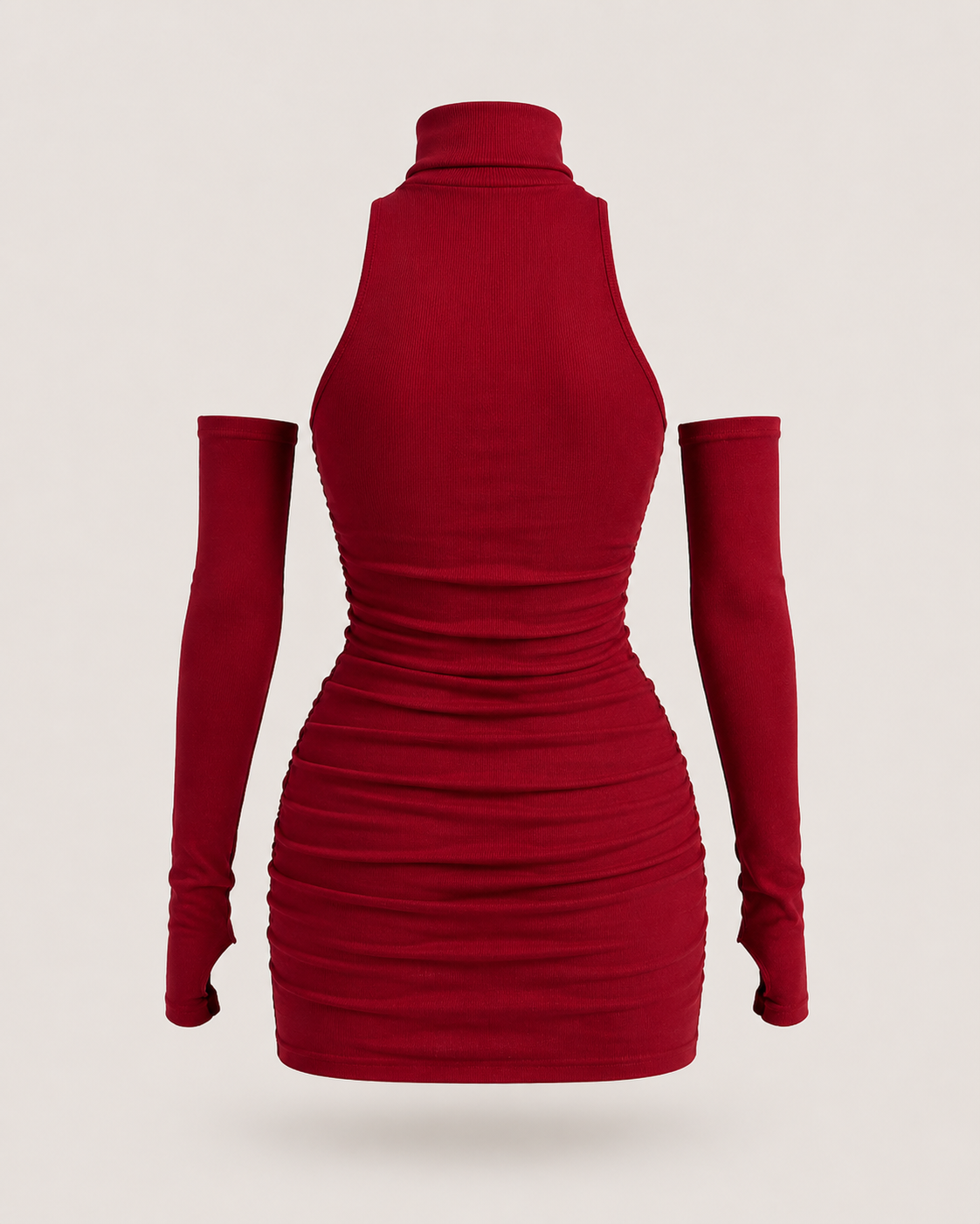 Avélia Cut-Out Shoulder Mini Dress