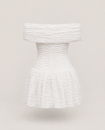 Béatrice White Off-Shoulder Dress