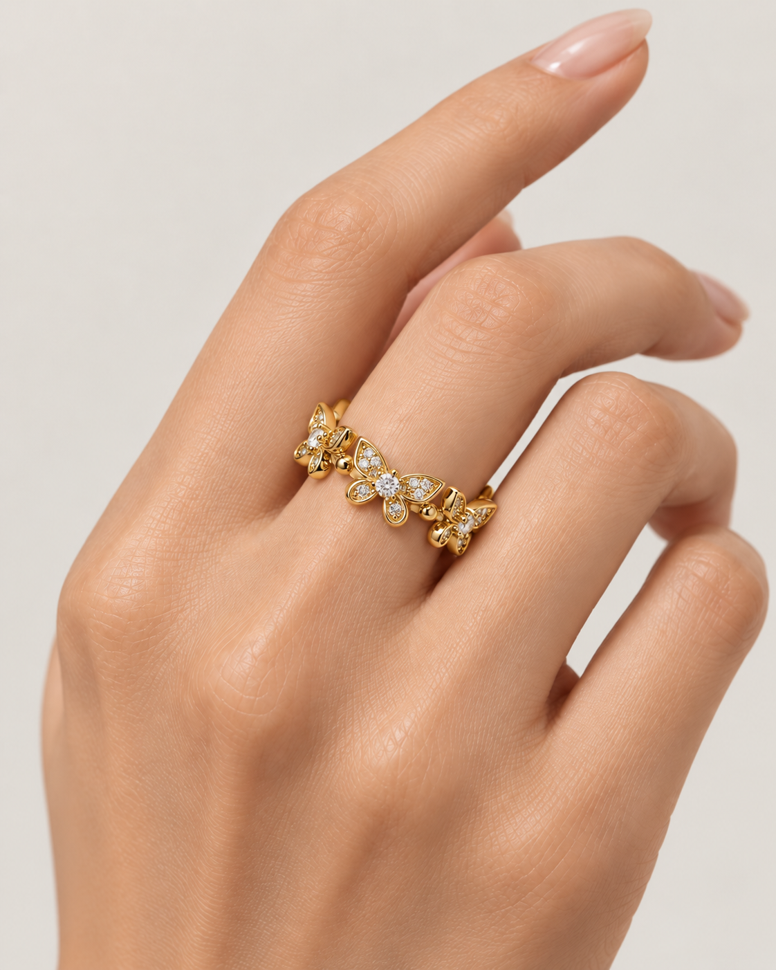 Butterfly Band Ring