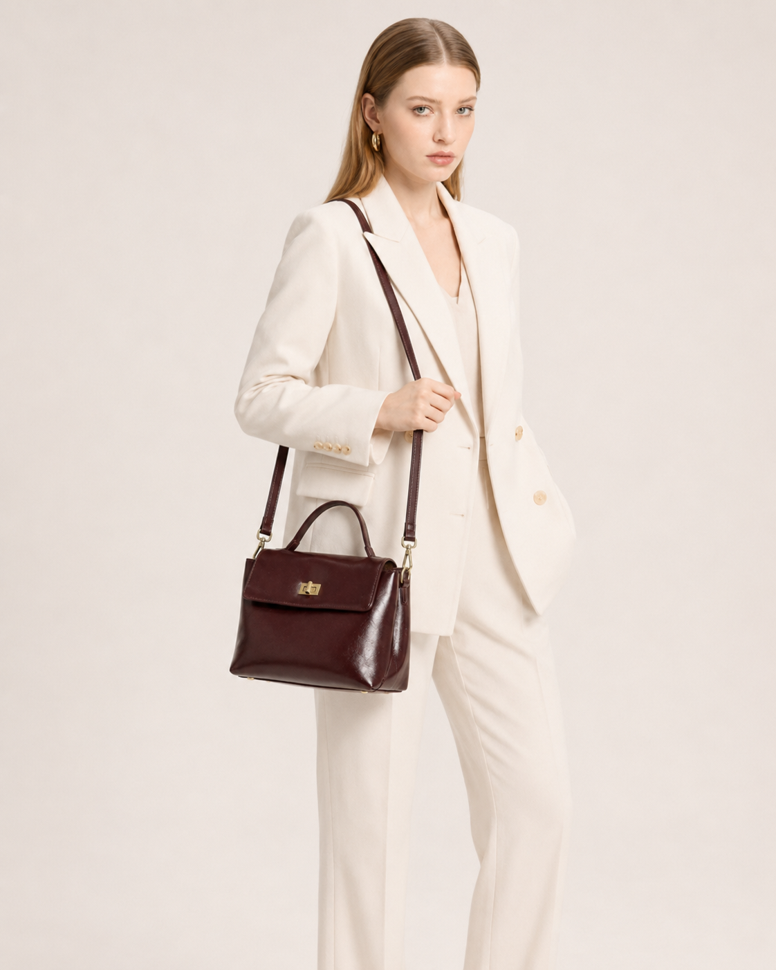 Calanthe Gold-Lock Bag