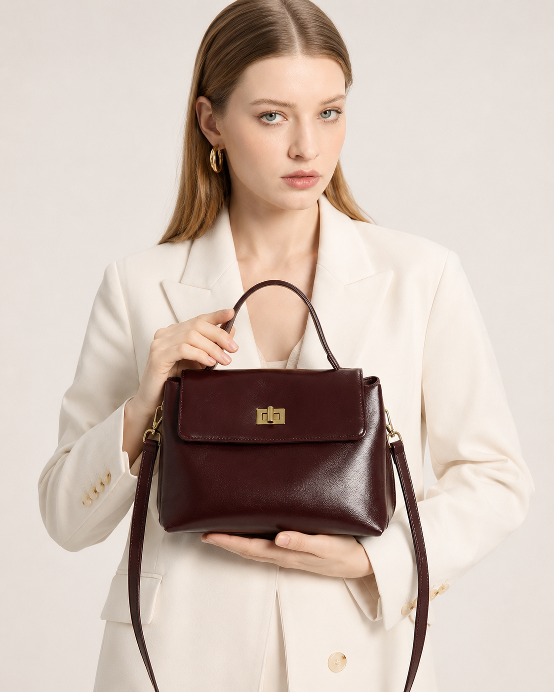 Calanthe Gold-Lock Bag