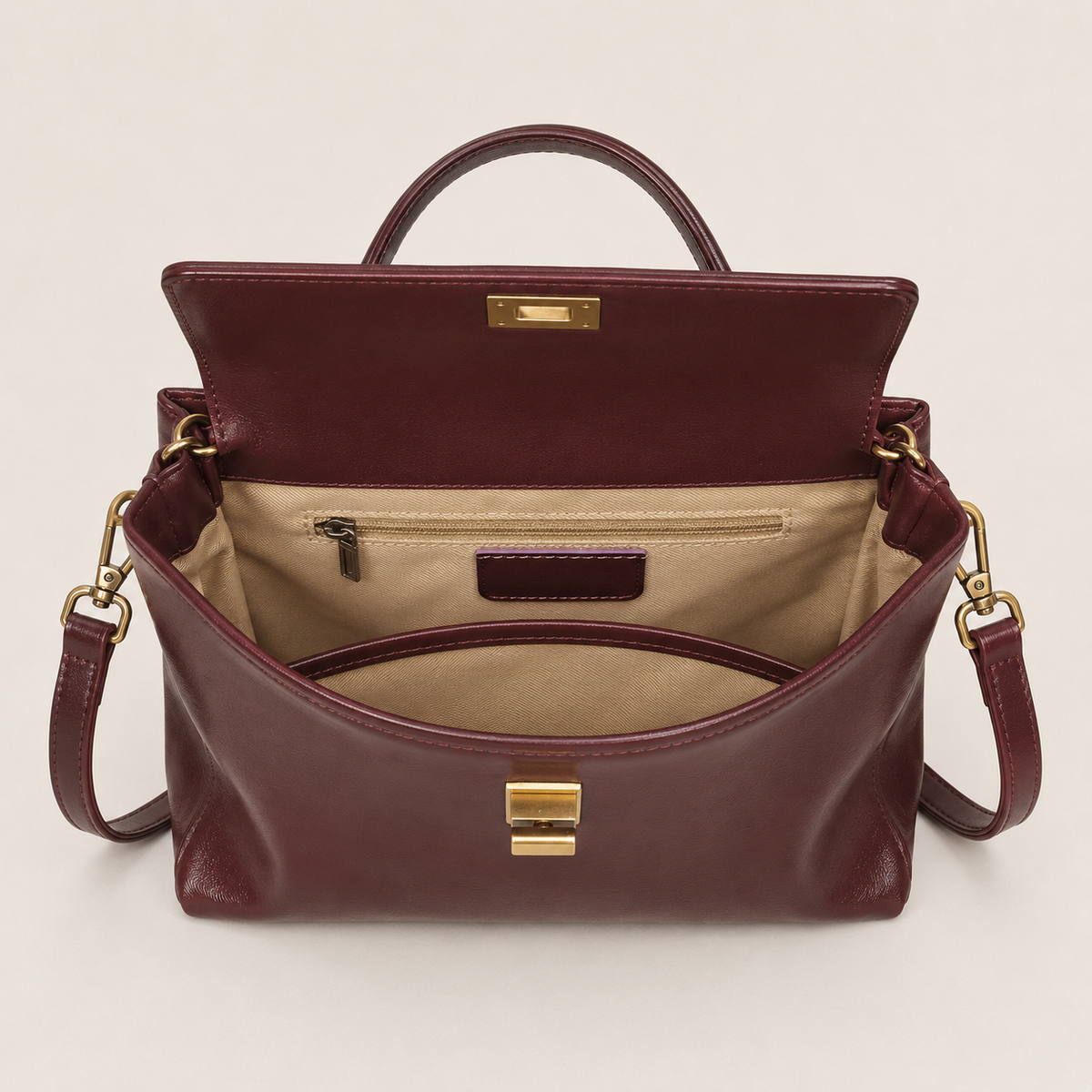 Calanthe Gold-Lock Bag