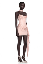 Adeline Blush Draped Mini