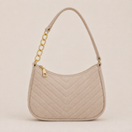 Chevron Zip Shoulder Bag
