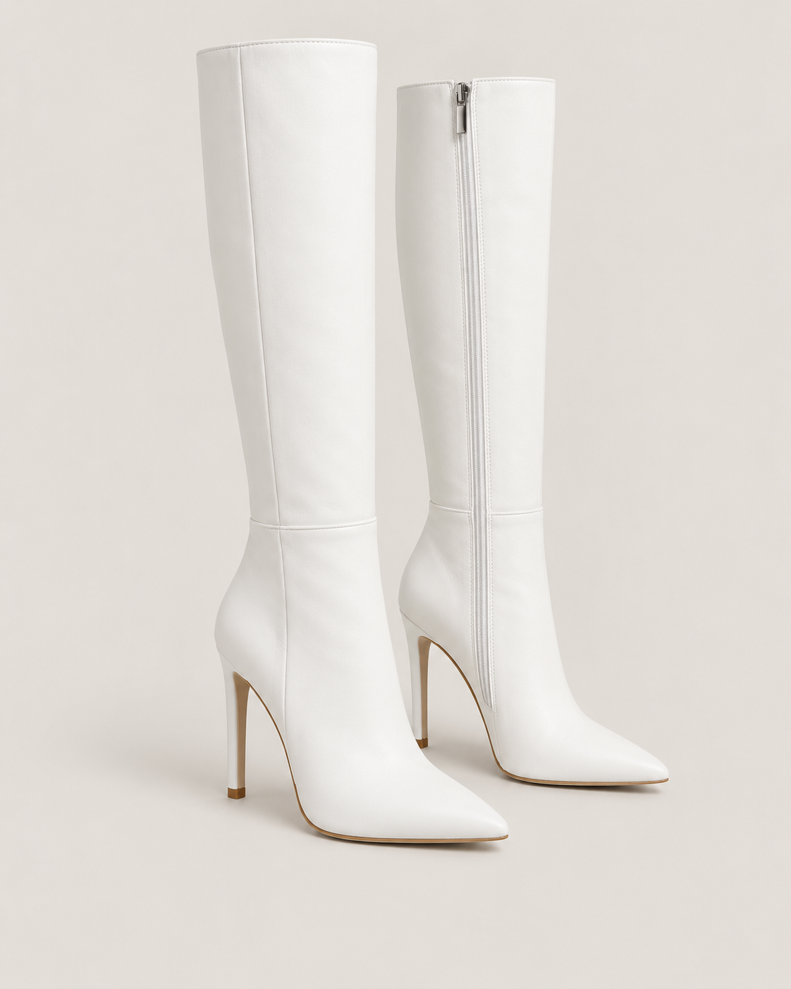 Classic Stiletto Knee-High Boots