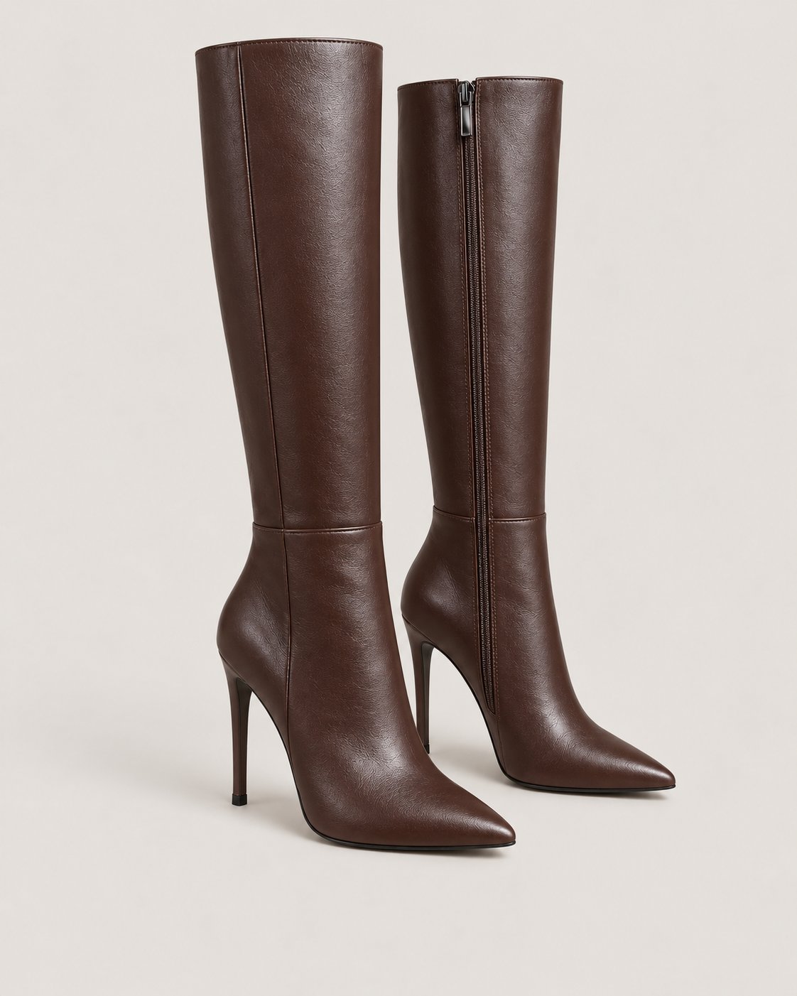 Classic Stiletto Knee-High Boots