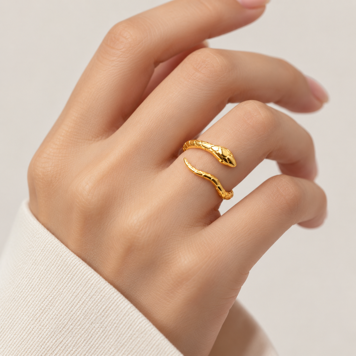 Coiled Snake Ring