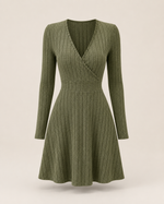 Cressida Noir Sculpted Knit Dress