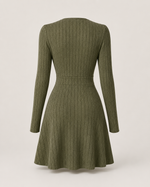 Cressida Noir Sculpted Knit Dress