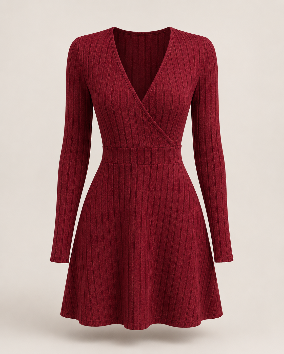 Cressida Noir Sculpted Knit Dress
