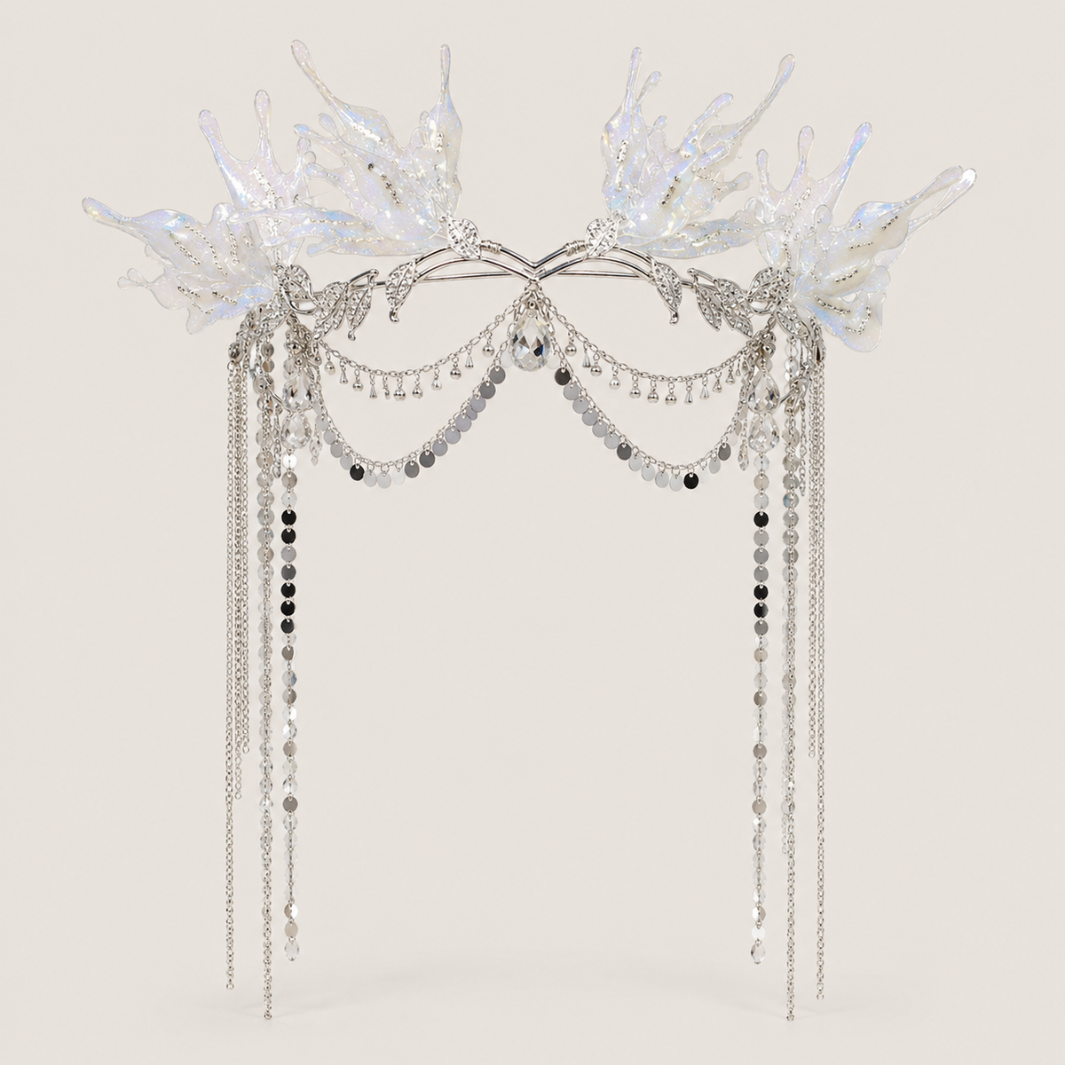Crystal Butterfly Hair Crown