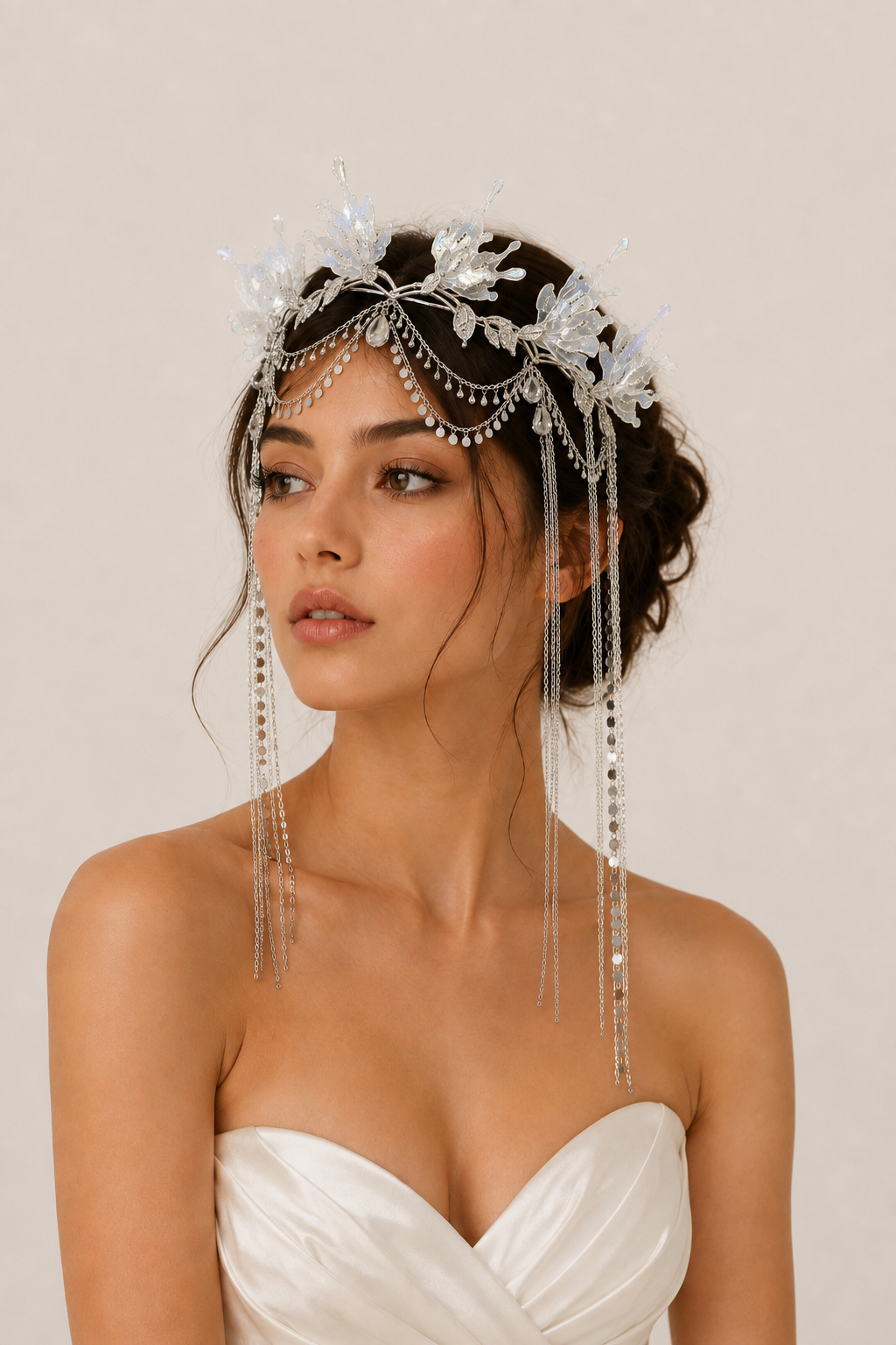 Crystal Butterfly Hair Crown