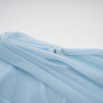Céleste Baby Blue Pleated Maxi Dress